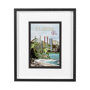 14062 - Florida Go USA (M) by Mercana Studio a Framed Art Print Matted under Glass