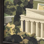 14046 - Washington DC Go USA (SM) by Mercana Studio a Hand Embellished Decograph Framed Art Print