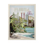 14060 - Florida Go USA (L) by Mercana Studio a Hand Embellished Decograph Framed Art Print