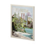 14060 - Florida Go USA (L) by Mercana Studio a Hand Embellished Decograph Framed Art Print