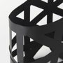 67798 - Tyrell (Set of 2) 23L x 11W; 18L x 8W Black Iron Metal Baskets