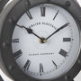 68083 - Gaston Gray Metal Circular Table Clock