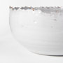 68909 - Larsen 13L x 13W White Ceramic Large Decorative Bowl