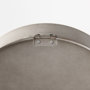 68520 - Aurus Matte Gray Metal Table Clock
