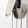 68520 - Aurus Matte Gray Metal Table Clock