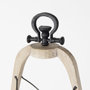 68638 - Zain II Large Brown Wooden Vintage Inspired Candle Holder Lantern