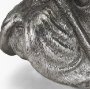 68925 - Bruno (Set of 2) 5L x 5W Silver American Bulldog Bookends
