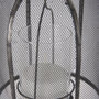 53275 - Jutland Set of Three Black Metal Bird Cage Candle Holder Lanterns 