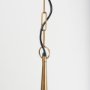 69676 - Willson 17.0L x 17.0W x 29.0H Black Iron W/Antique Brass Dome Pendant Light