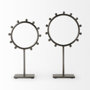 69678 - Elio 7.5L x 3.0W x 13.2H Small Studded hoop object 