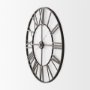 69651 - Pender 29.9L x 1.8W x 29.9H Black Iron Round Wall Clock