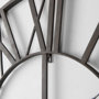 69651 - Pender 29.9L x 1.8W x 29.9H Black Iron Round Wall Clock