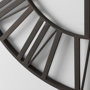 69651 - Pender 29.9L x 1.8W x 29.9H Black Iron Round Wall Clock