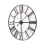 69652 - Pender 40.0L x 2.4W x 40.0H Black Iron Round Wall Clock