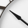 69652 - Pender 40.0L x 2.4W x 40.0H Black Iron Round Wall Clock