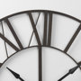 69652 - Pender 40.0L x 2.4W x 40.0H Black Iron Round Wall Clock