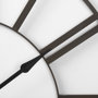 69652 - Pender 40.0L x 2.4W x 40.0H Black Iron Round Wall Clock