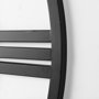 69657 - Stoke 30" Round Black Iron Wall Clock