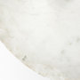 68233-AB - Reinhold II 21L x 21W x 21H Round Live-Edge Marble Top and Gold Metal Base Side/End Table 