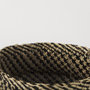 69607 - Gaia (Set of 3) Light and Dark Brown Cross Patterend Belly Seagrass Basket