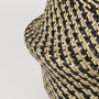 69607 - Gaia (Set of 3) Light and Dark Brown Cross Patterend Belly Seagrass Basket