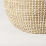 69613 - Olivia 15.7L x 15.7W x 17.3H Set of 3 Beige Seagrass Basket W/Lid and Handles