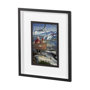 14064 - Tremblant Go Canada (M) by Mercana Studio a Framed Art Print Matted under Glass