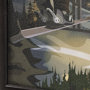 14066 - Tremblant Go Canada (SM) by Mercana Studio a Hand Embellished Decograph Framed Art Print