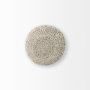 69511 - Bina 19.0L x 19.0W x 15.0H Taupe 4 Legged Wool Stool