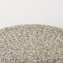 69512 - Bina  24.0L x 24.0W x 14.0H Light Gray 4 Legged Wool Stool