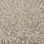 69512 - Bina  24.0L x 24.0W x 14.0H Light Gray 4 Legged Wool Stool