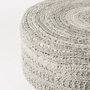 69513 - Bina 30.0L x 30.0W x 15.0H Dark Gray 4 Legged Wool Stool