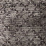 69521 - Falguni 16.0L x 16.0W x 16.0H Gray Leather and Cotton Patterned Pouf