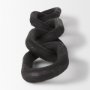 69570 - Alix 29.0L x 5.0W x 5.0H Black Wood Link Chain Decorative Object 
