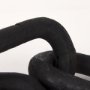69570 - Alix 29.0L x 5.0W x 5.0H Black Wood Link Chain Decorative Object 