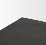 69175 - Kiran 17L x 17W x 26H Black Wood W/ Black Metal Base C-Shape Counter Stool
