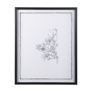 Spring Blooming VI by Mercana Studio a Hand Embellished Textured Framed Art Print Matted under Glass