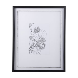 Spring Blooming VII by Mercana Studio Hand Embellished Textured Framed Art Print Matted under Glass