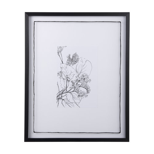 14080 - Spring Blooming VII by Mercana Studio Hand Embellished Textured Framed Art Print Matted under Glass