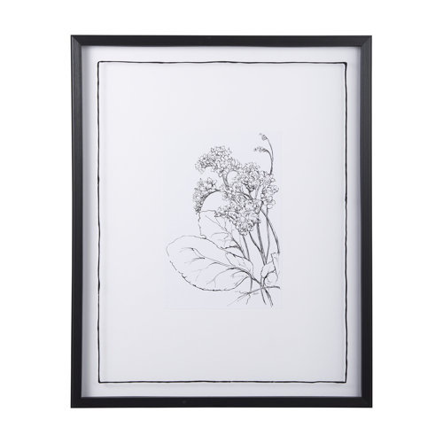 14081 - Spring Blooming VIII by Mercana Studio Hand Embellished Textured Framed Art Print Matted under Glass