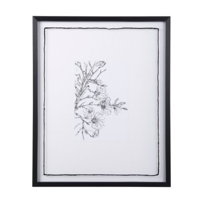 14083 - Spring Blooming X by Mercana Studio a Hand Embellished Textured Framed Art Print Matted under Glass