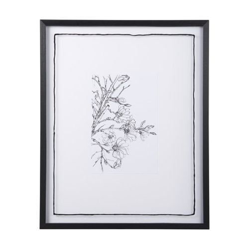 14083 - Spring Blooming X by Mercana Studio a Hand Embellished Textured Framed Art Print Matted under Glass