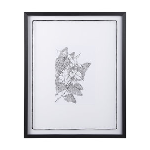 Spring Blooming XI by Mercana Studio a Hand Embellished Textured Framed Art Print Matted under Glass