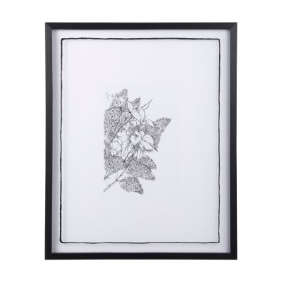 14084 - Spring Blooming XI by Mercana Studio a Hand Embellished Textured Framed Art Print Matted under Glass