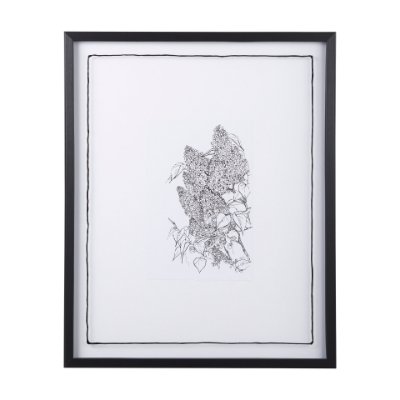 14085 - Spring Blooming XII by Mercana Studio Hand Embellished Textured Framed Art Print Matted under Glass