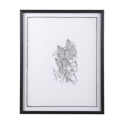 14085 - Spring Blooming XII by Mercana Studio Hand Embellished Textured Framed Art Print Matted under Glass