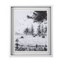 14087 - Farm View II by Mercana Studio a Hand Embellished Textured Framed Art Print Matted under Glass