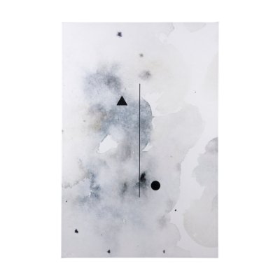 102089-L - Equilibrium II by Mercana Studio a Hand Embellished Textured Canvas