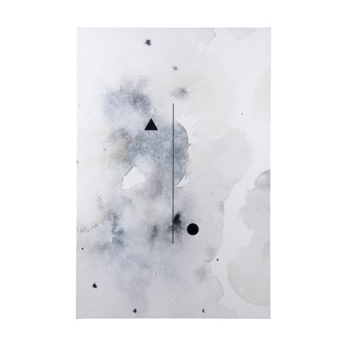 102089-L - Equilibrium II by Mercana Studio a Hand Embellished Textured Canvas