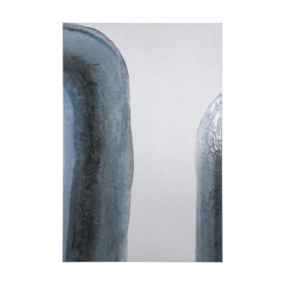102096-L - Water Arch Brown I by Mercana Studio a Hand Embellished Textured Canvas